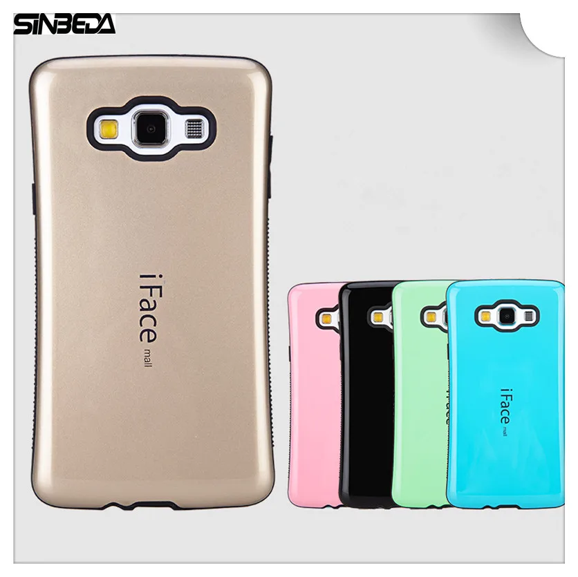 Sinbeda iFace Mall Shell Shockproof TPU PC Hard Back Cover Protective Case For Samsung Galaxy A3 A5 A7 A8 E5 E7 Phone Bag |