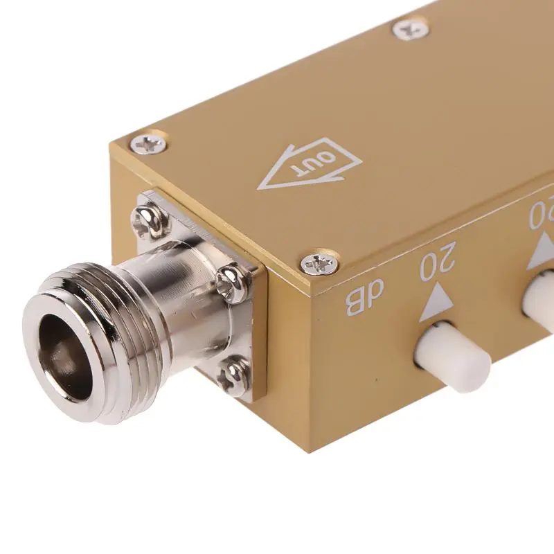 Регулируемый Переменный аттенюатор N 5 Вт 0-90dBi DC-2.5GHZ 50ohm коаксиальный 8-ключ