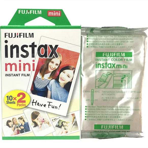 Белая пленка Fujifilm Instax Mini 9 3 дюйма 10 20 30 40 50 60 100 листов для мгновенной фотокамеры