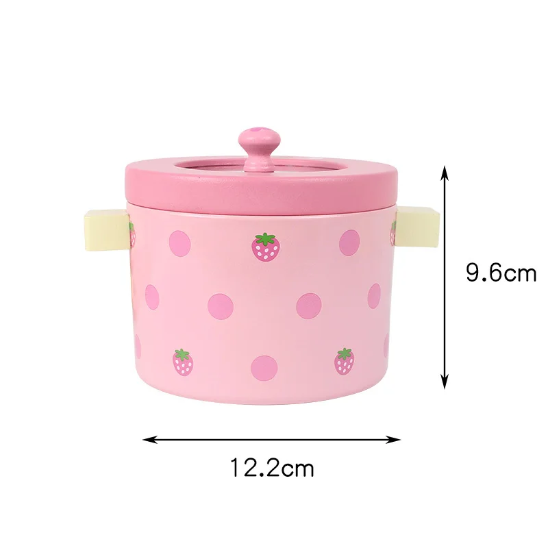 Дети Кухня игрушки Мать Сад Клубника моделирование растительное Hot Pot Prentend играть