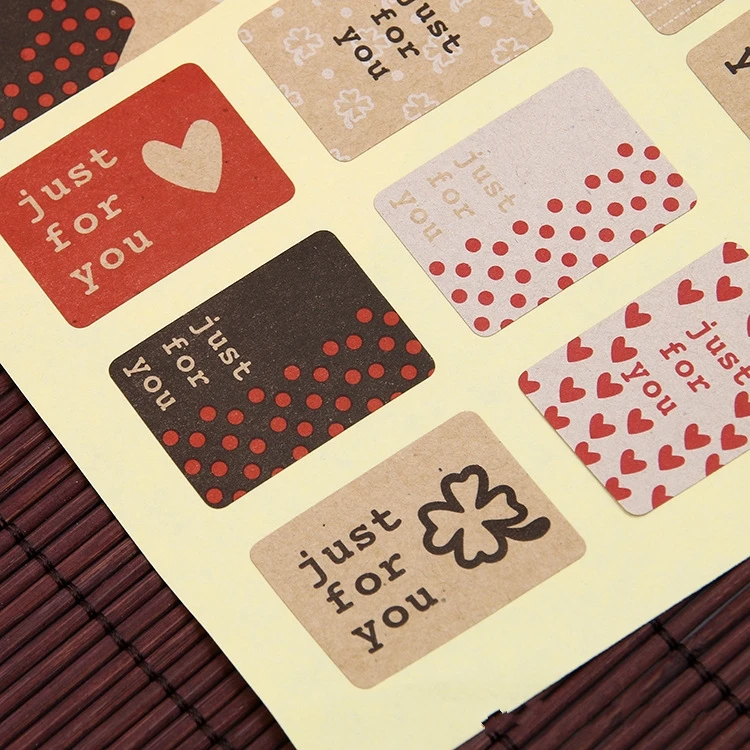 130 шт. только для вас клевер ручная работа упаковка торта уплотнительные этикетки