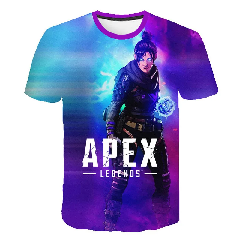 Dragon Ball 2019 новые летние футболки с 3D принтом коротким рукавом мужские и wo Apex Legends
