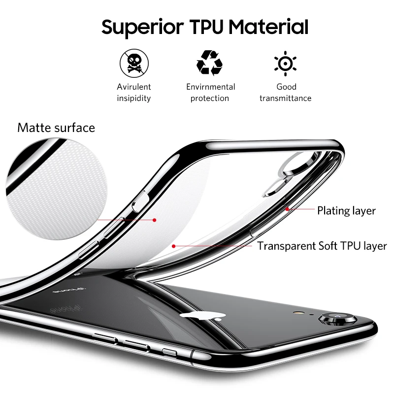 Benks прочный армированный чехол для телефона iPhone X XS XR Xs Max золотые украшения
