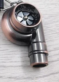 copper Высокое качество металлический автомобильный брелок в виде турбокомпрессора для Opel Fiat Chevrolet Volvo Renault peugeot тормозной диск NOS бутылка турбо брелок - Название цвета: copper