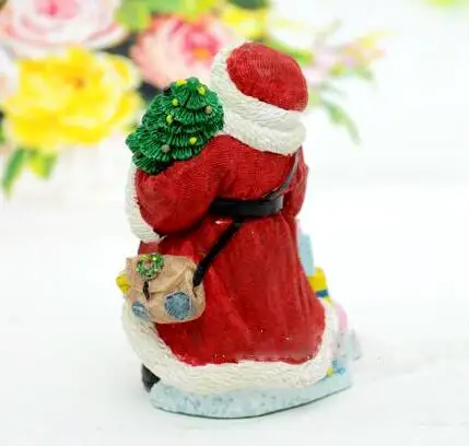 Рождественская 3d форма в виде Санта Клауса елки силиконовая формы для мыла