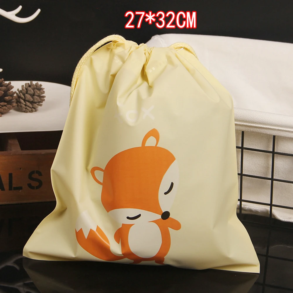 Squirre 27x32cm 3 шт./компл. дорожная сумка для хранения Peva мультфильм Луч рот печать Водонепроницаемый Костюмы сортировки мешок три размера на выбор - Цвет: Squirre 27x32cm