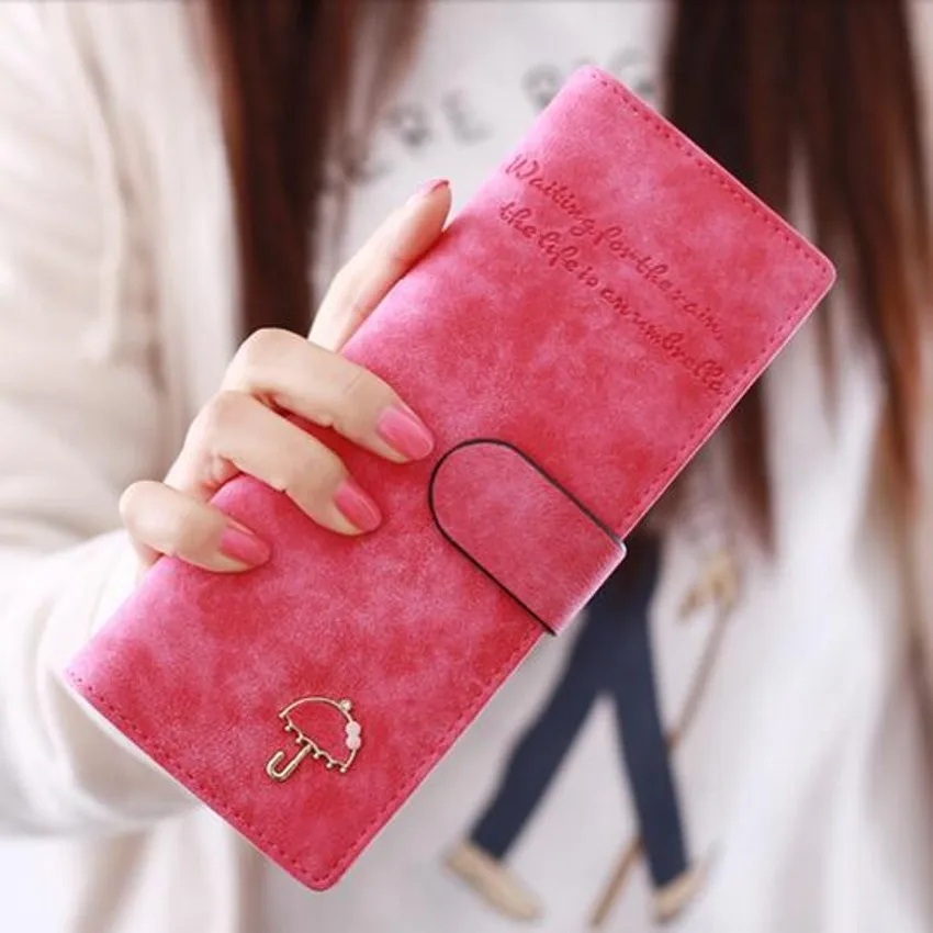 55 держателей карт класса люкс мода женщин длинный кожаный известный бренд