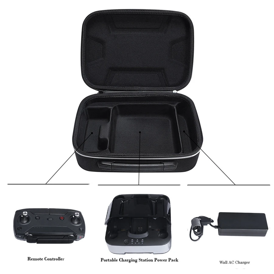 Жесткий чехол для хранения DJI Spark зарядное устройство и пульт дистанционного
