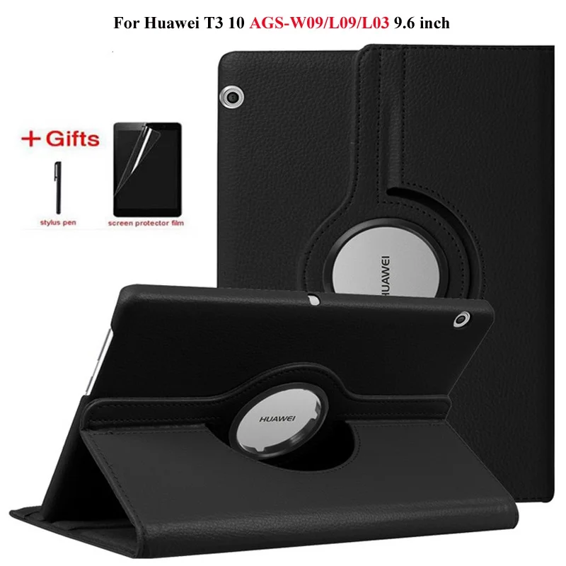 360 Вращающийся складной чехол для Huawei MediaPad T3 10 9 6 AGS L09 L03 Funda Honor Play Pad 2 дюймов +