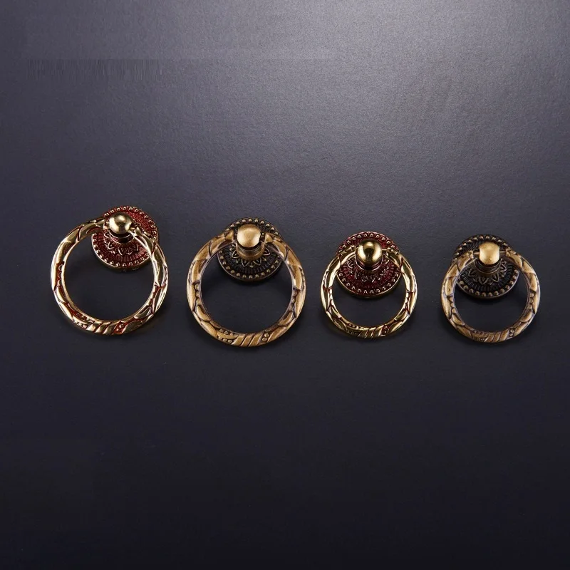 Кольцо для ящика Pull кухонная спальня шкаф буфет комод Дверная маленькая ручка