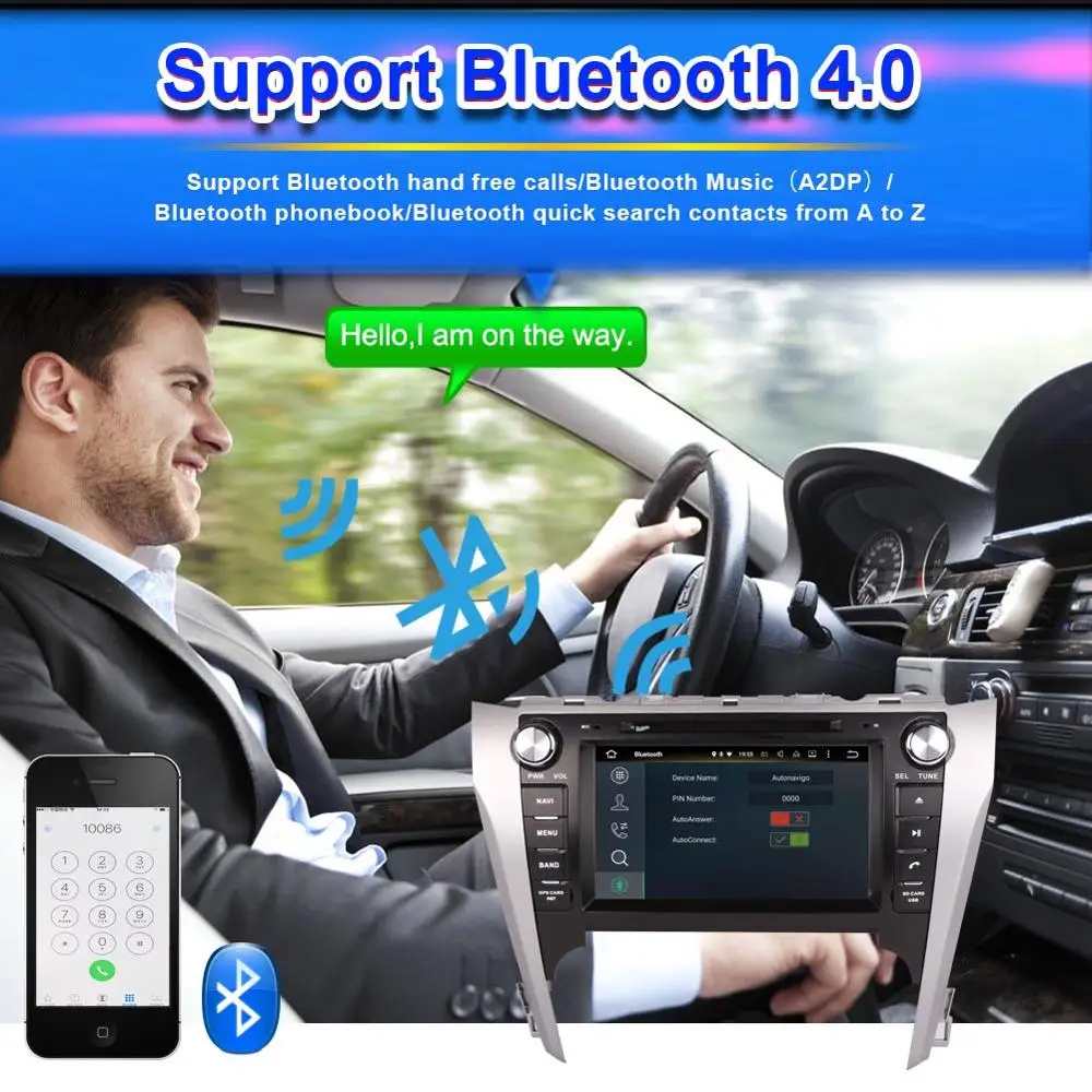 Android 7 1/8 0 Octa Core 4GB RAM Car CD DVD мультимедийный плеер GPS навигация для Toyota Camry/Aurion 2012 Авто