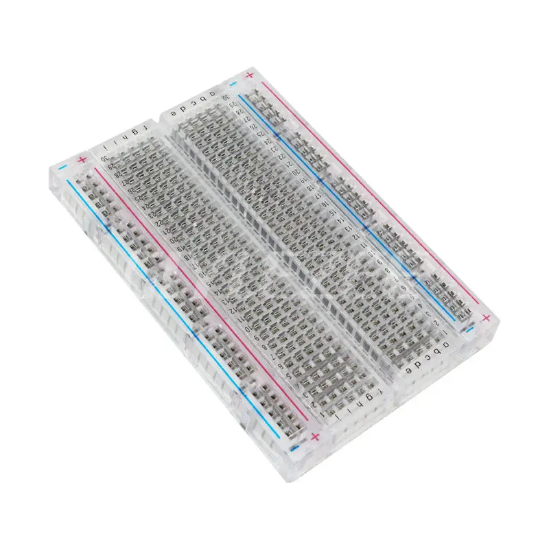 Glyduino прозрачная 400 точечная доска для хлеба макетная печатная плата Arduino DIY|protoboard