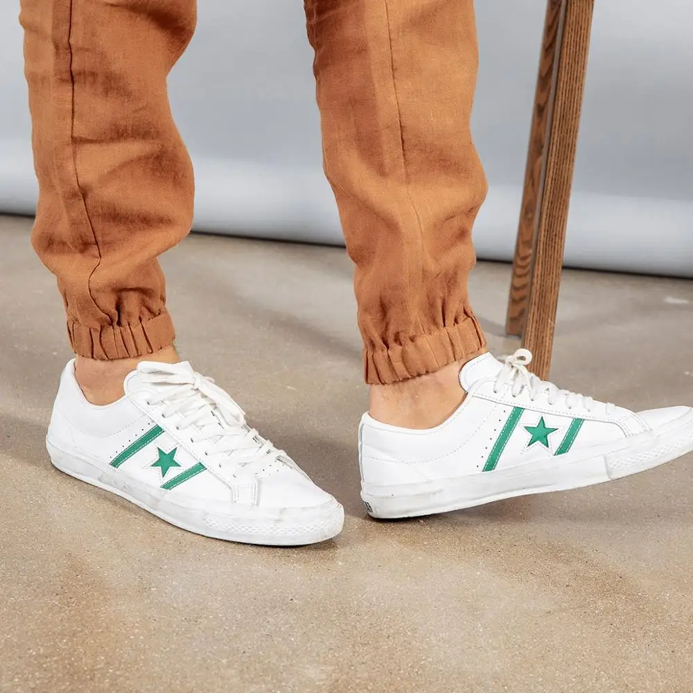 Демисезонные мужские брюки SIMWOOD штаны из 100% льна длиной до щиколотки с эластичным