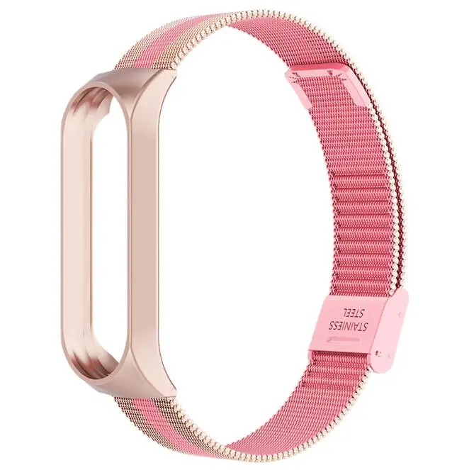 C04 Nennbo, браслет на запястье, ремешок для Xiaomi Mi Band 3 MiBand 3, металлический браслет, ремешок на запястье из нержавеющей стали - Цвет: C04
