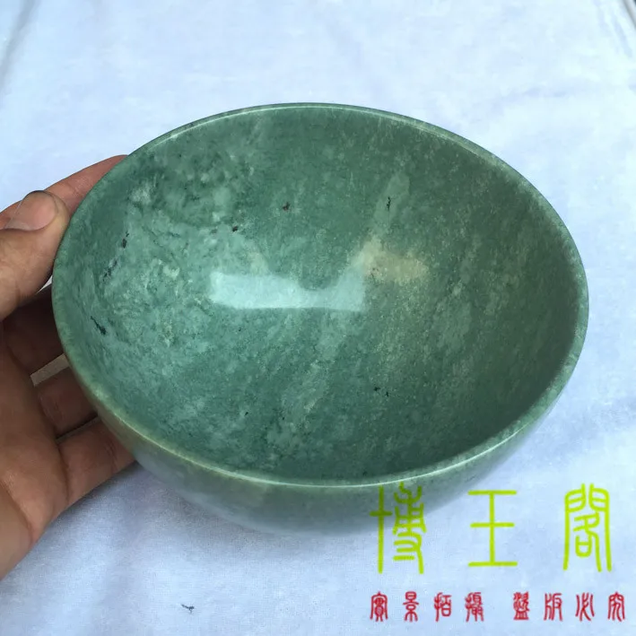 Китайские резные нефритовые миски ручной работы из натурального