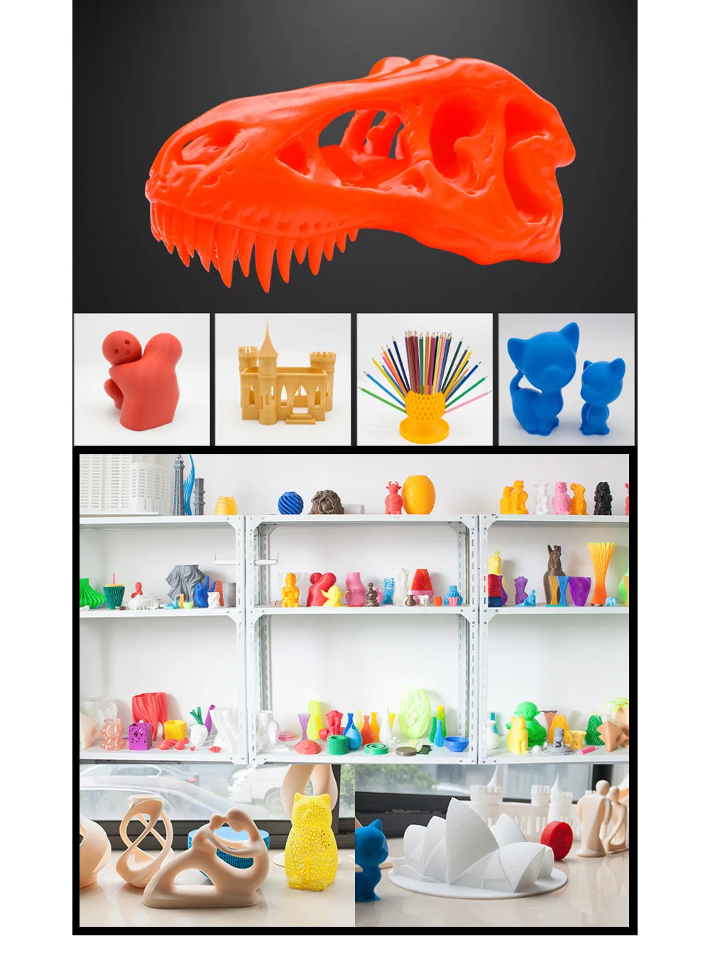 Новейший 3d принтер Восток 3D сапфир ядро XY структура высокого качества принтер