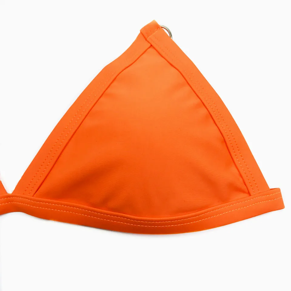 Sexy Triangle Bikini Set 2019 New Women Solid Bathing Suit Swimwear Summer Beach Wear Female Hollow Out Bandage Swimsuit Biquini | Женская