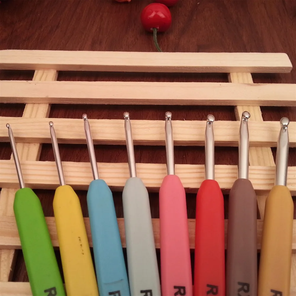 8 размеров/комплект цветные мягкие крючки из АБС и металла | Дом сад