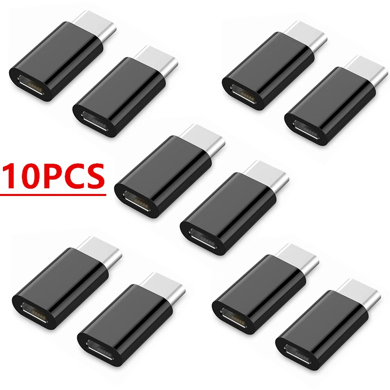 Переходник с Micro USB на Type C для зарядного устройства Huawei P30 P20 lite pro P10 P9 Plus Mate 20 10 9 8 Pro