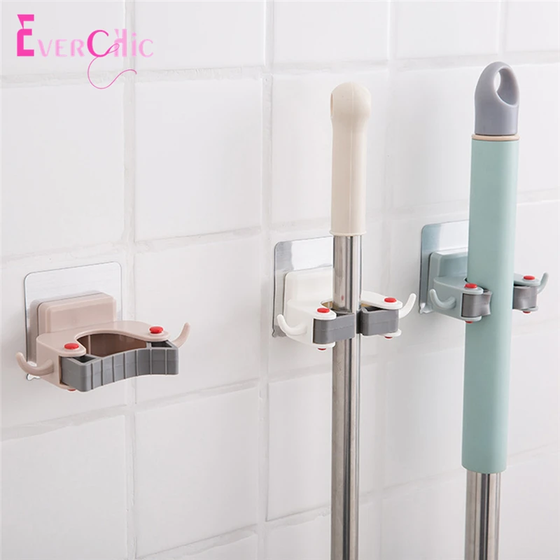 Стойка для хранения швабры стойка самоклеющаяся кухонная садовая ванная комната