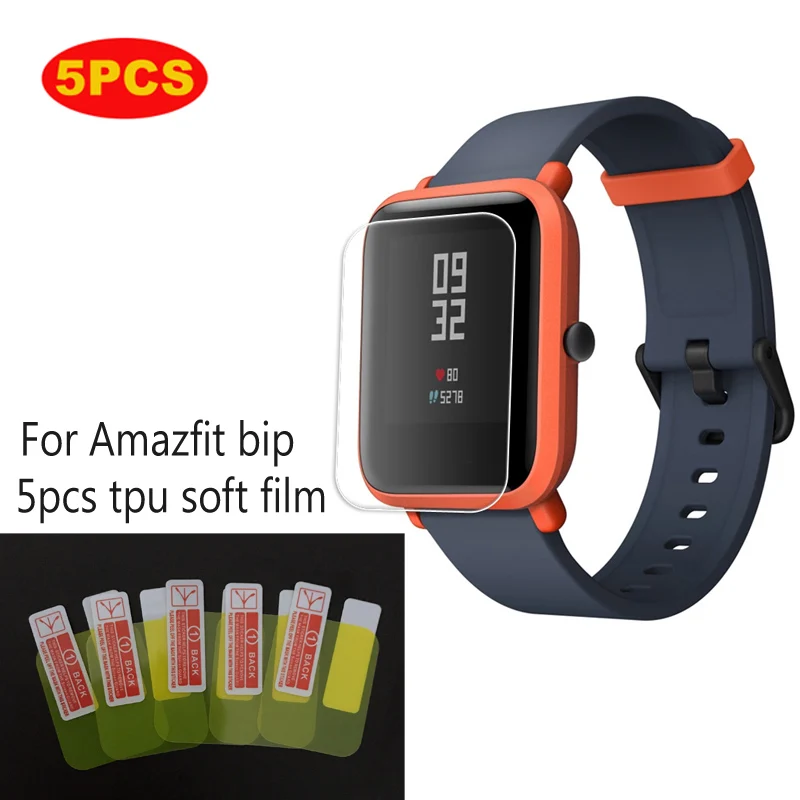 amazfit bip 5 film Нейлоновый ремешок-петля для Amazfit ремешок Bip Браслет спортивный дышащий браслет для Huami GTR 47 мм GTS смарт-ремешок аксессуары - Цвет: amazfit bip 5 film