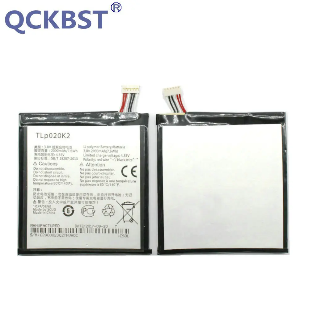 Новый аккумулятор TLp020K2 2000 мАч для Alcatel one Touch 6039H 6039Y 6039K Idol 3 4 7 дюймов TLp020Kj мобильный