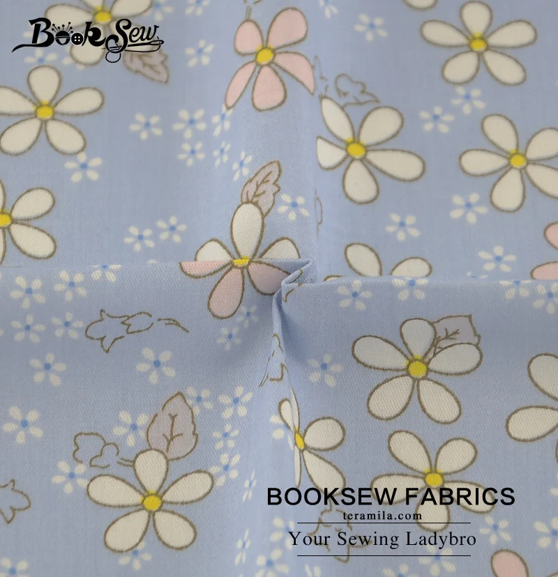 Booksew, хлопок, саржевая ткань, цветочный дизайн, 6 шт./лот, 40 см x 50 см, серая ткань, лоскутное шитье, сделай сам, Лоскутная кукла, ремесла, простыня на кровать - Цвет: 50cmx160cm