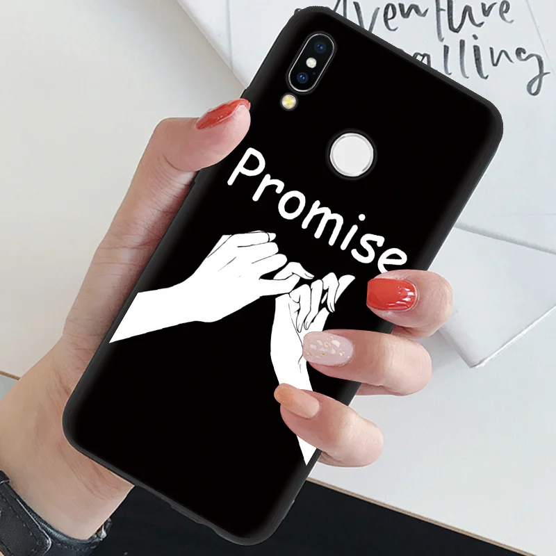 promise Король queen для huawei P30 Pro P8 P9 P10 P20 Коврики 10 20 Pro Lite для huawei P9 Y5 Y6 Y9 Pro P Smart плюс чехол - Цвет: promise