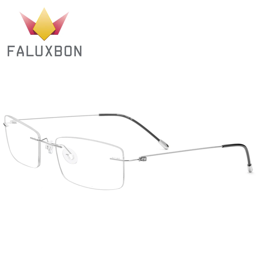 Прямоугольные оптические корректирующие очки при близорукости для мужчин из