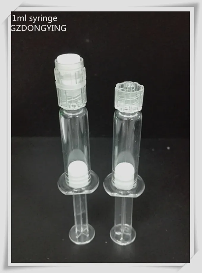 1 мл пустая трубка для белкового эссенции стволовых клеток шприц с замком люер