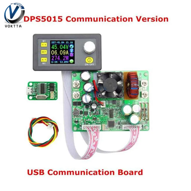 

DPS5015 LCD Voltmeter 50V 15A Current Voltage tester Step-down Programmable Power Supply module Regulator Converter
