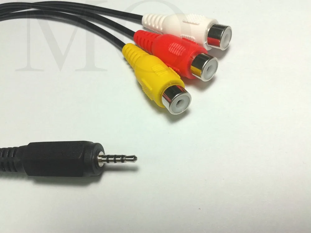 2 шт. Соединительный Кабель адаптер для аудио и видеосъемки 5 мм|plug 2.5mm|plug rca femaleplug |