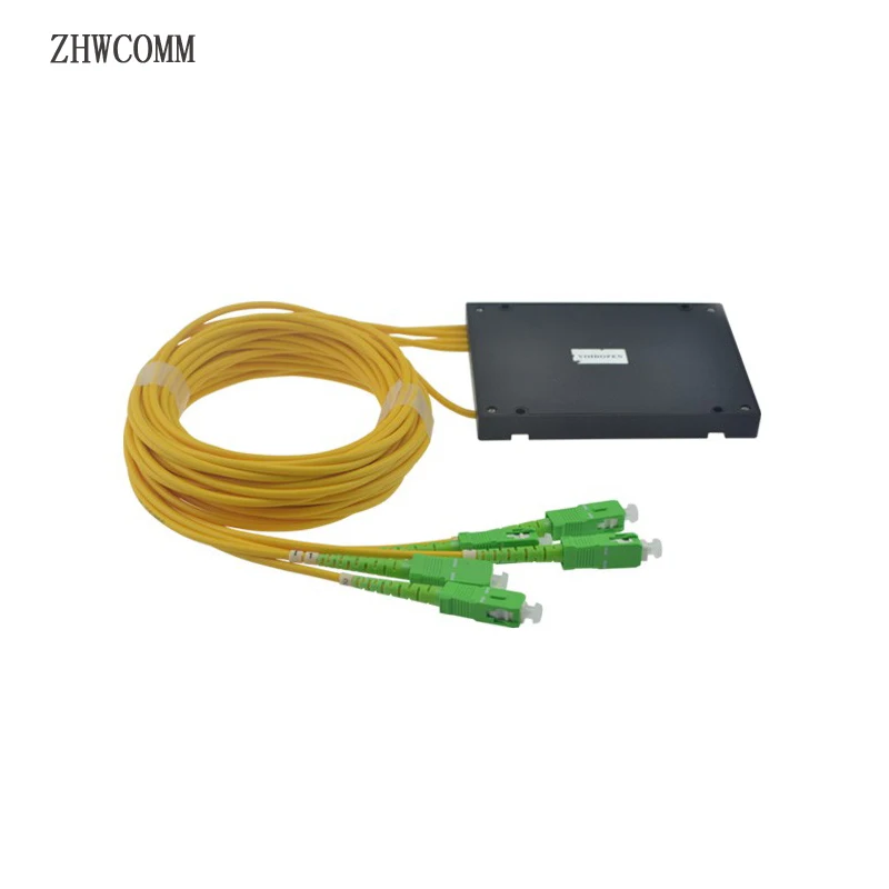 ZHWCOMM SC APC PLC 1X4 одномодовый волоконно-оптический сплиттер FTTH оптический | Мобильные
