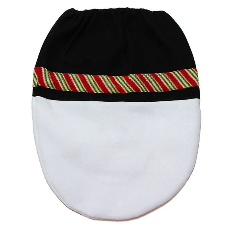 Рождественское украшение для туалета 2 вида Санта Клаус снеговик ванной комнаты