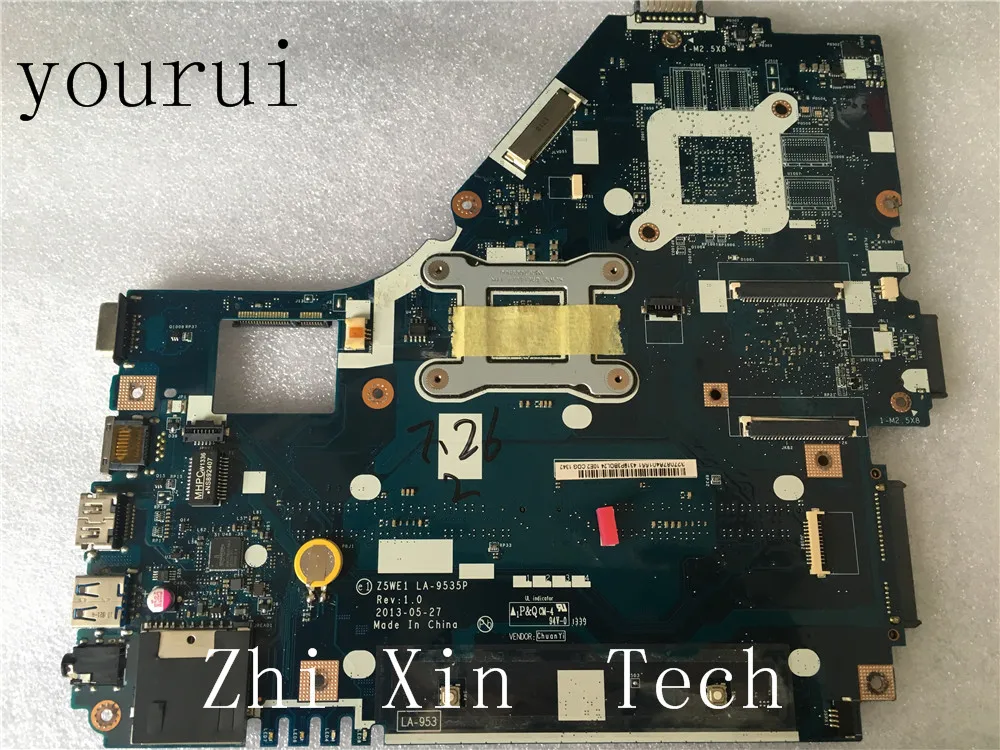 Yourui Z5WE1 LA-95359 для Acer Aspire E1-530 E1-570 материнская плата ноутбука NBMEQ11001 NB. MEQ11.001 с