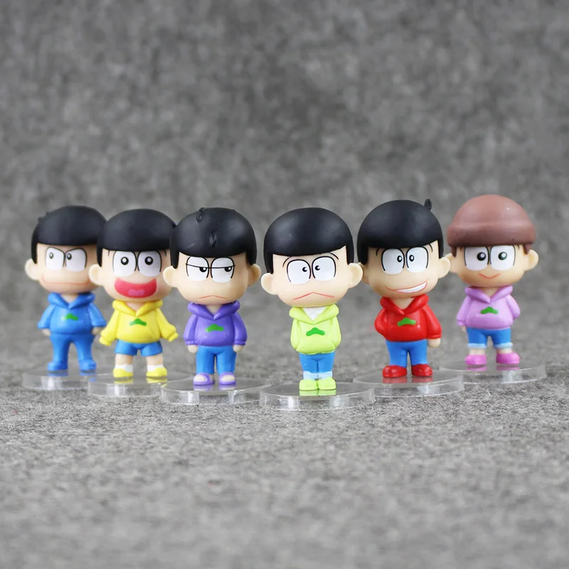 6 см шт./лот аниме Osomatsu san Mr osomatsu Karamatsu Ichimatsu мини ПВХ экшн фигурка модель игрушки