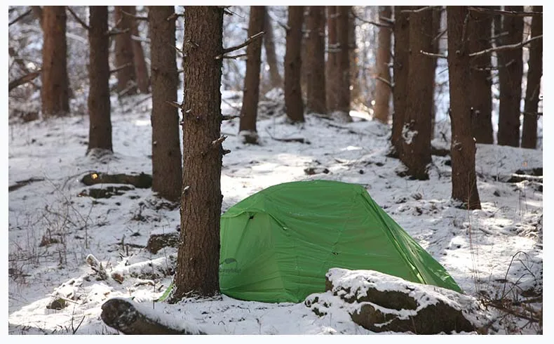 Naturehike модернизированный Звездный речной-2 Сверхлегкий альпинистский тент для 2 человек двухслойный 20D нейлоновый тканевый парный кемпинговый тент