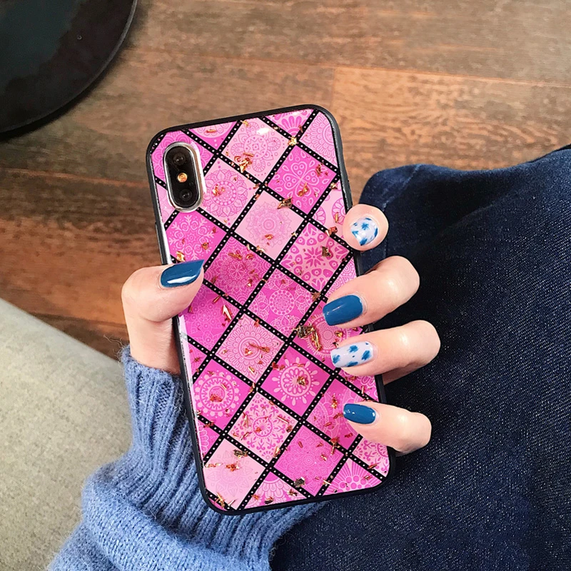 GlamPhoneCase чехол для телефона в национальном стиле с бриллиантами iPhone 7 6 Plus XS Max чехлы