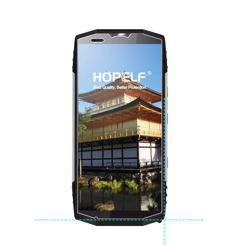 2 шт hopelf протектор экрана для Blackview BV9000 закаленное стекло 2.5D 9 H на телефон пленка
