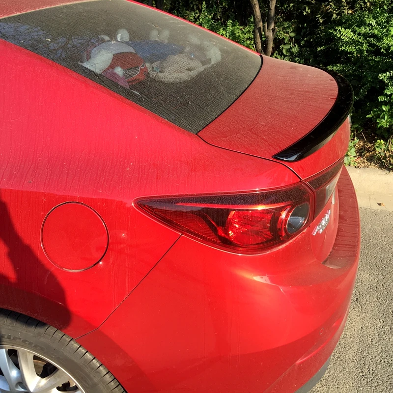 Для Mazda 3 Axela автомобильное украшение в виде хвостового крыла ABS пластик краска цвет задний спойлер багажника автомобиля Стайлинг