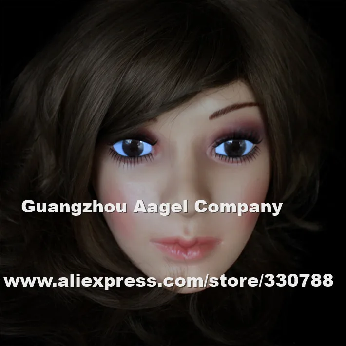 [H-10] Top quality human face mask movie costumes props realistic silicone masquerade masks female crossdresser | Дом и сад