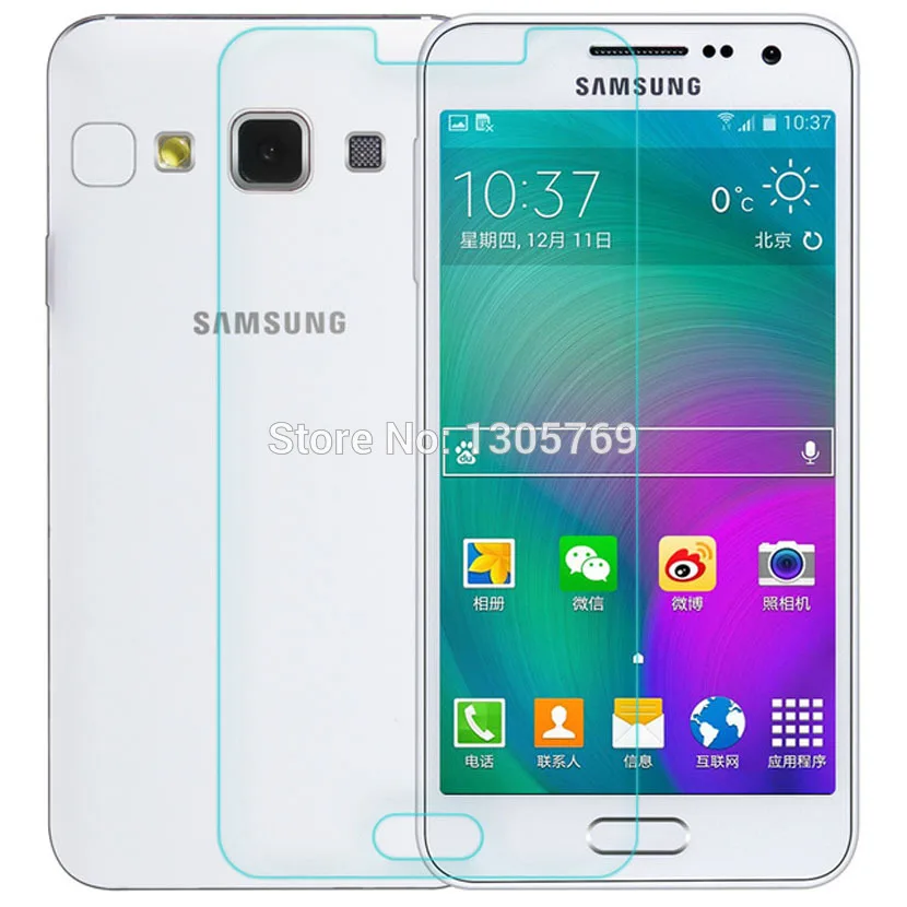 100 шт./лот 2.5D закаленное Стекло Экран протектор для Samsung Galaxy J1 J5 J7 E5 E7 Grand Prime G5308W