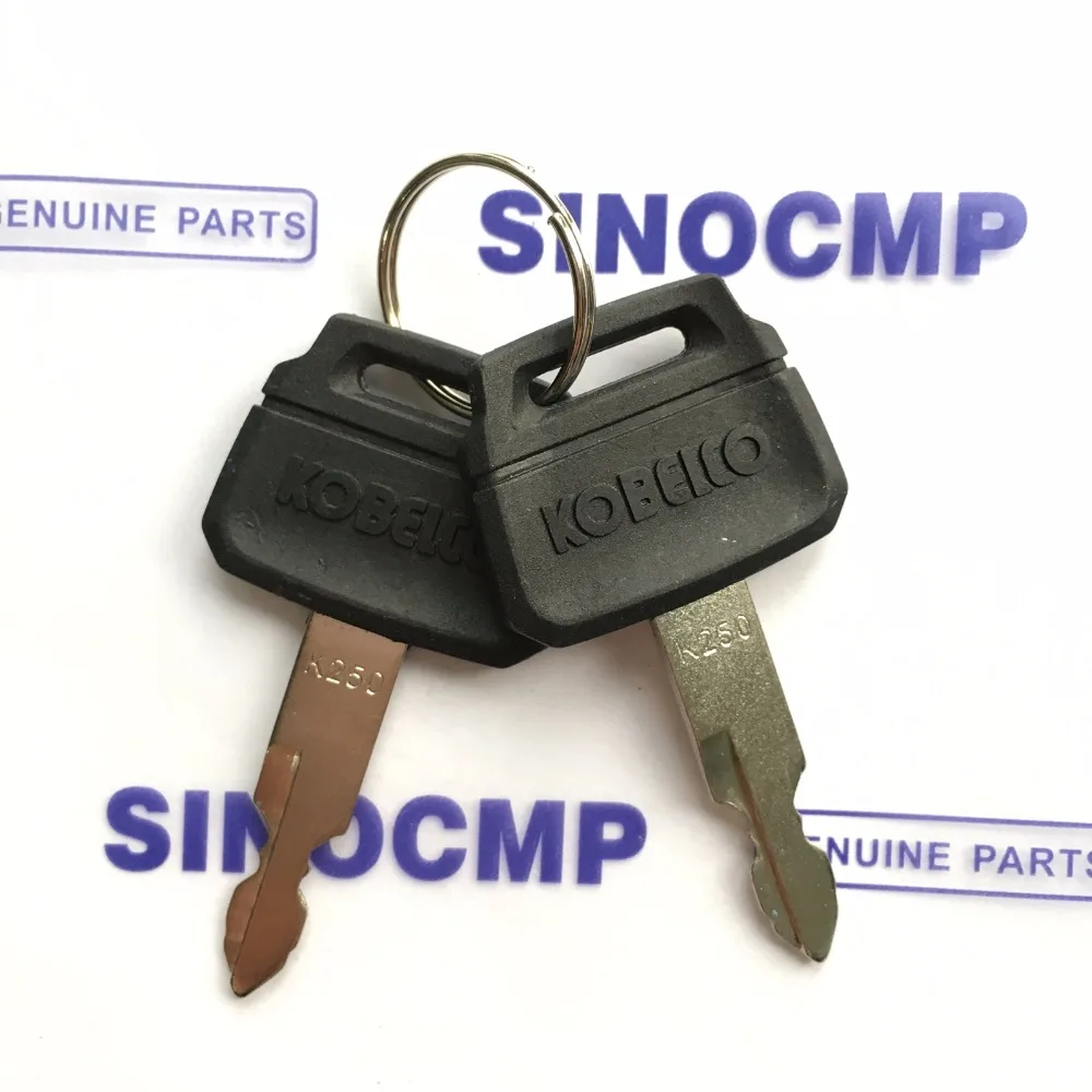 Ключ зажигания для экскаватора Kobelco 2 шт.|key for|key keykey ignition switch |