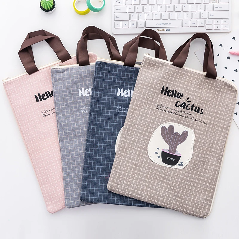 Небольшой свежий бумага мешок Оксфорд латунь студент канцелярские архивы