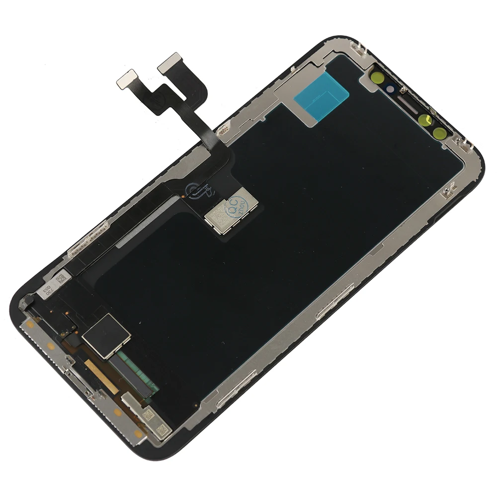 2 шт. AAA OLED Замена для iphone X OLED дисплей сенсорный экран в сборе закаленное стекло 2 шт