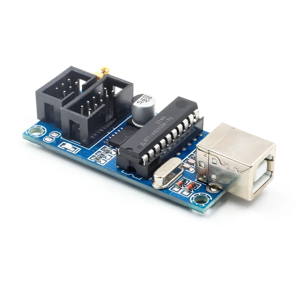 1 компл. USBTiny USBtinyISP AVR ISP программатор загрузчик Meag2560 UNO R3 с 10 контактным кабелем