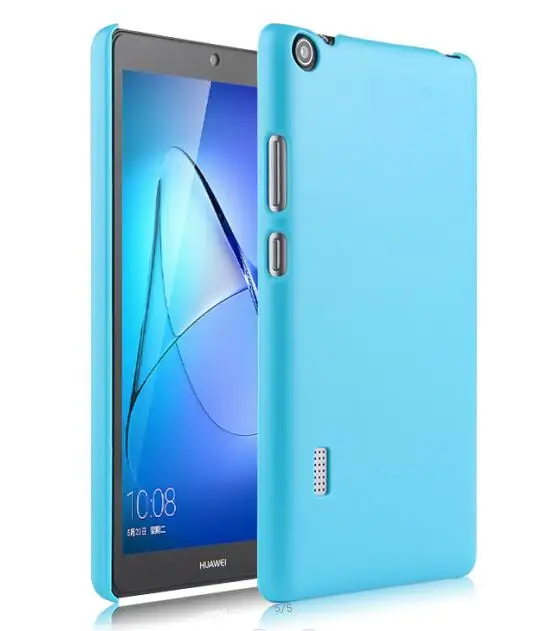 hard pc cover Вращающийся на 360 Градусов Кожаный чехол-книжка с подставкой для huawei MediaPad T3 7, Wi-Fi BG2-W09, 7,0 дюймов, чехол для планшета - Цвет: hard pc cover