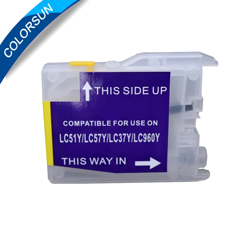 Многоразовый картридж для Brother LC10 LC37 чернильный brother LC51 LC57 LC970 lc1000 DCP 130C 135C 150C с