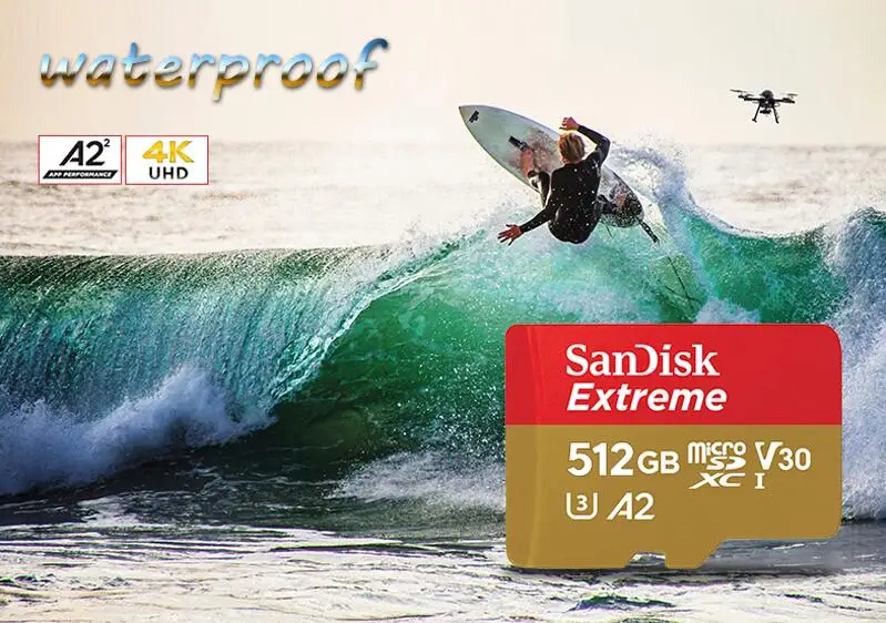 Карта памяти Micro SD SanDisk 16 ГБ 32 64 128 256 400 512 MicroSD U3 A2 V30 TF карта памяти|Карты памяти| |