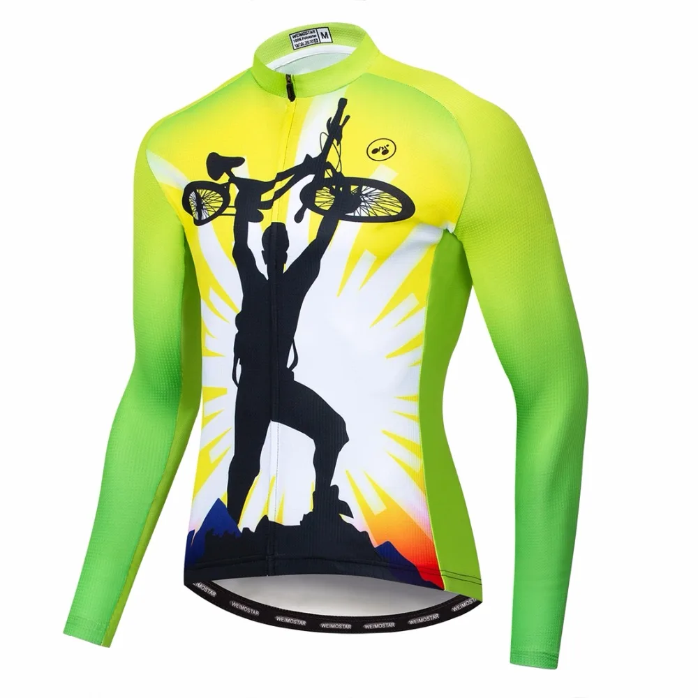 2019 cyclingn длинный Джерси Мужской горный велосипед осень Pro MTB велосипедные рубашки